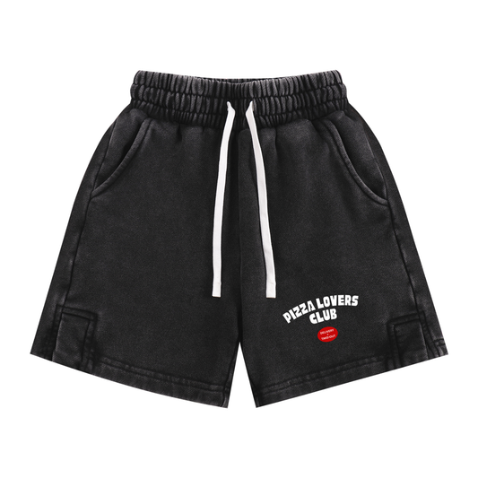 Pizza Lovers Snow Washed Kids' Shorts