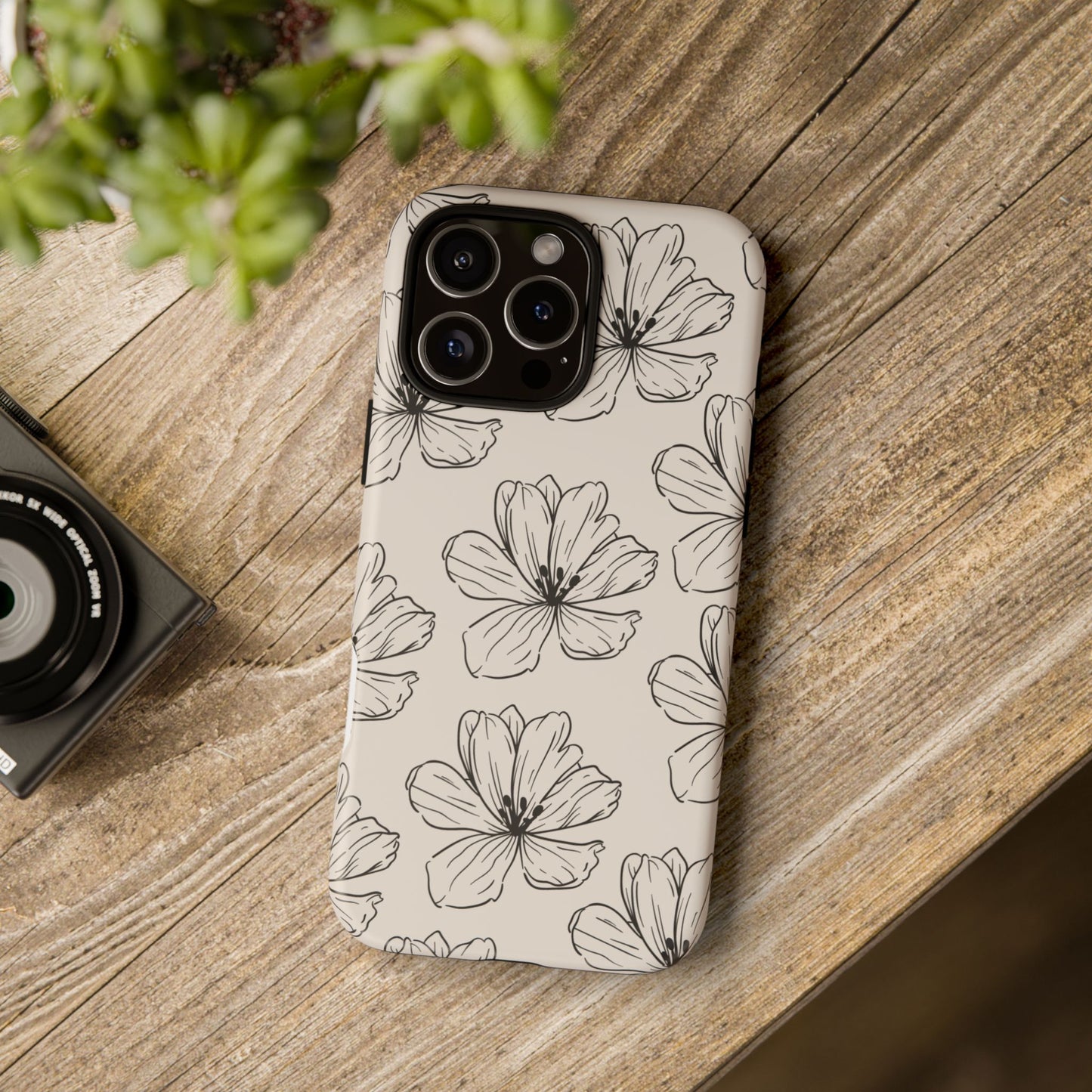 Artsy Floral Tough Phone Case
