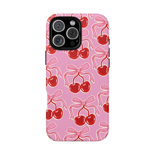 Cute Cherry Tough Magnetic Case