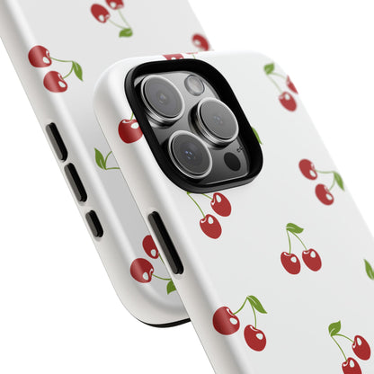 White Cherry Tough Phone Case