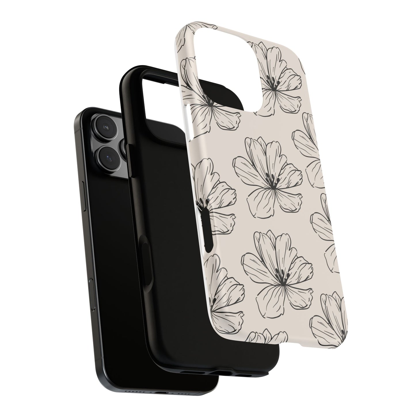 Artsy Floral Tough Phone Case