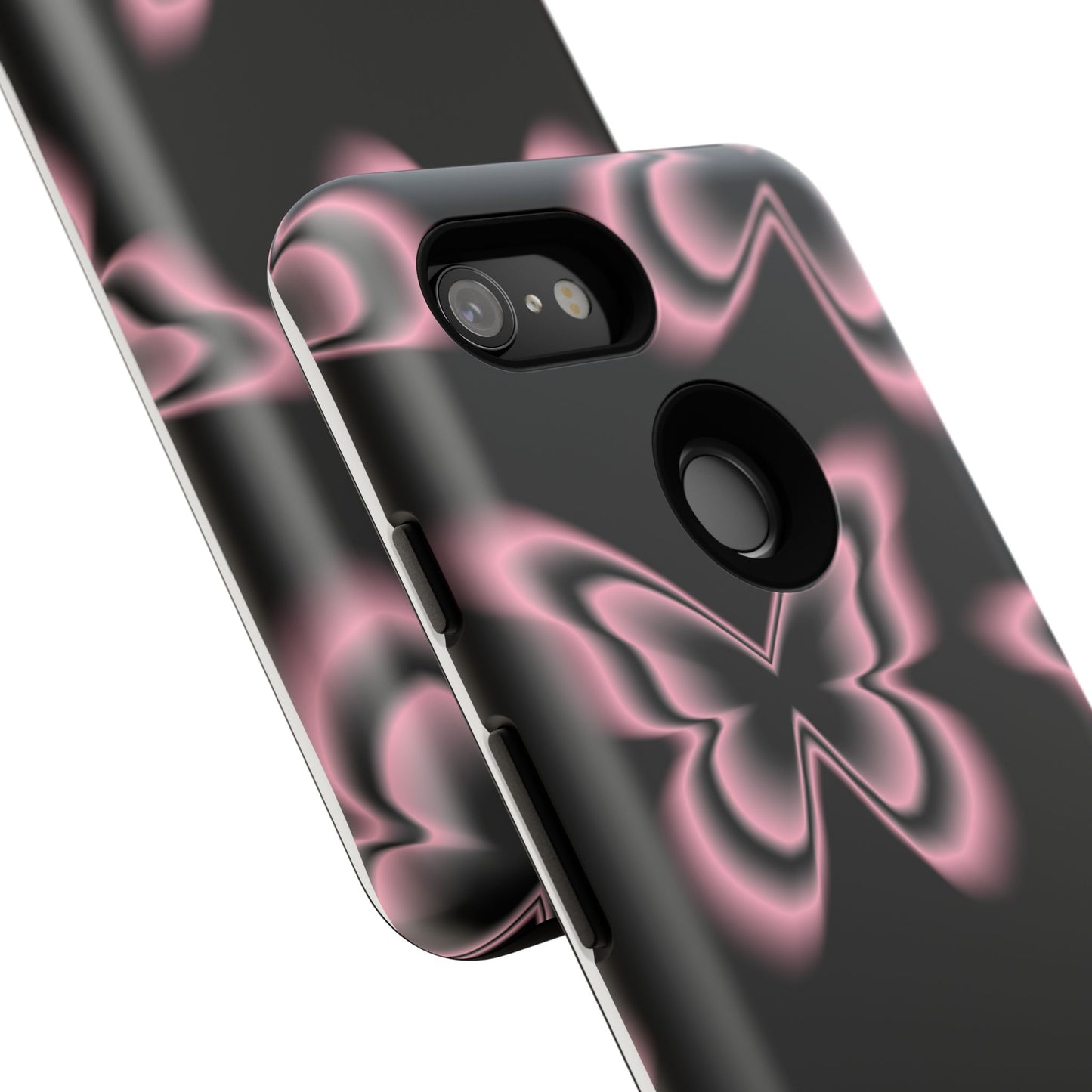 Pink Butterfly Tough Phone Case