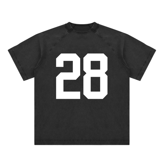 28 Vintage Washed Raglan T-Shirt