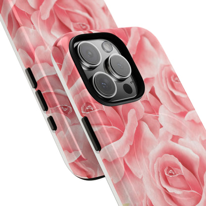 Pink Rose Phone Tough Magnetic Case
