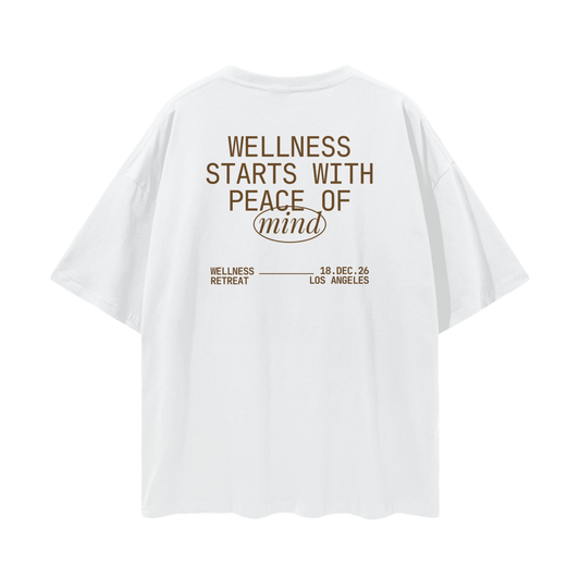 Wellness retreat shirt,Graphic tees,I’m oversized drop shoulder 