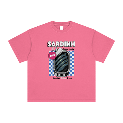 sardinh,sardinh shirt,vintage washed tshirt,sardine shirt