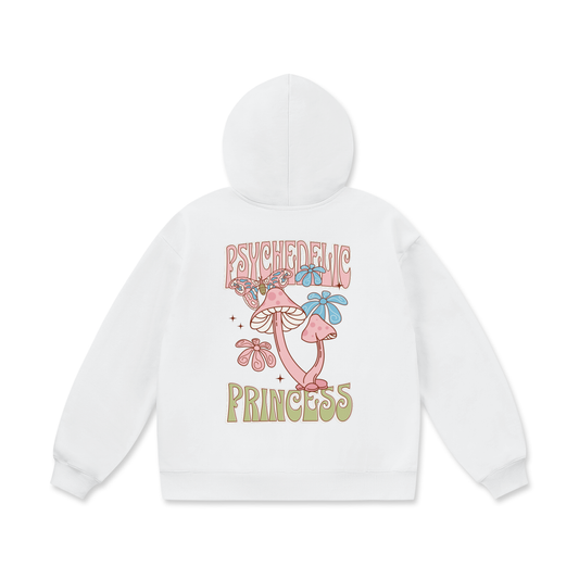 Psychedelic Princess Oversized Heavyweight Hoodie