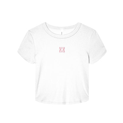 XX Chromosome Embroidered Baby Tee