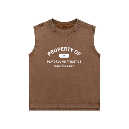 Snackletics Snow Washed Kids' Tank Top