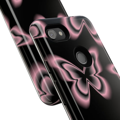 Pink Butterfly Tough Phone Case