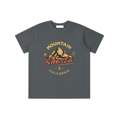 mt shasta shirt,kids graphic tees,kids cotton shirts,oversized todder shirt