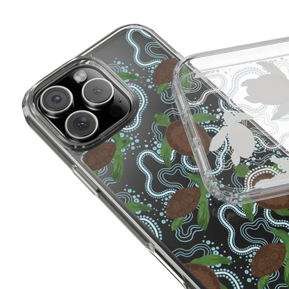 Turtle Design Clear Phone Case
