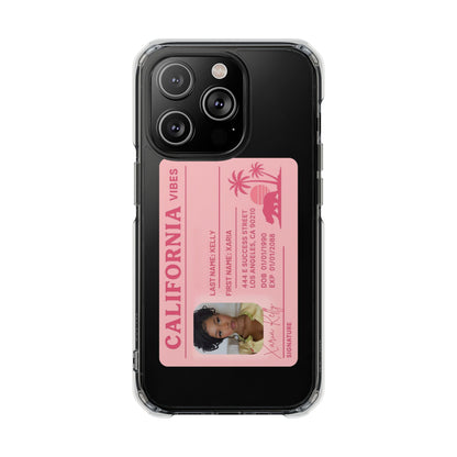 California Vibes Clear Magnetic Impact Case