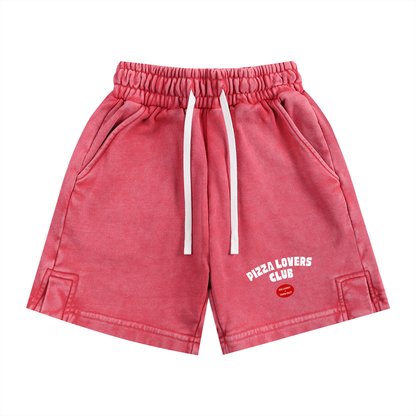 Pizza Lovers Snow Washed Kids' Shorts