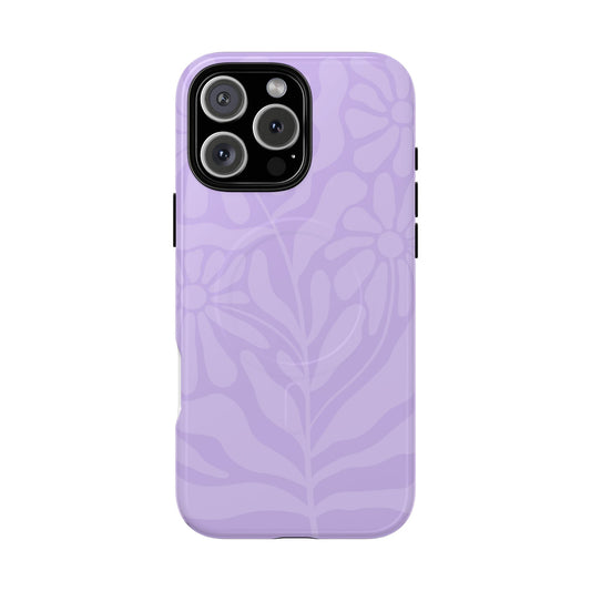 Abstract Floral Tough Magnetic Case