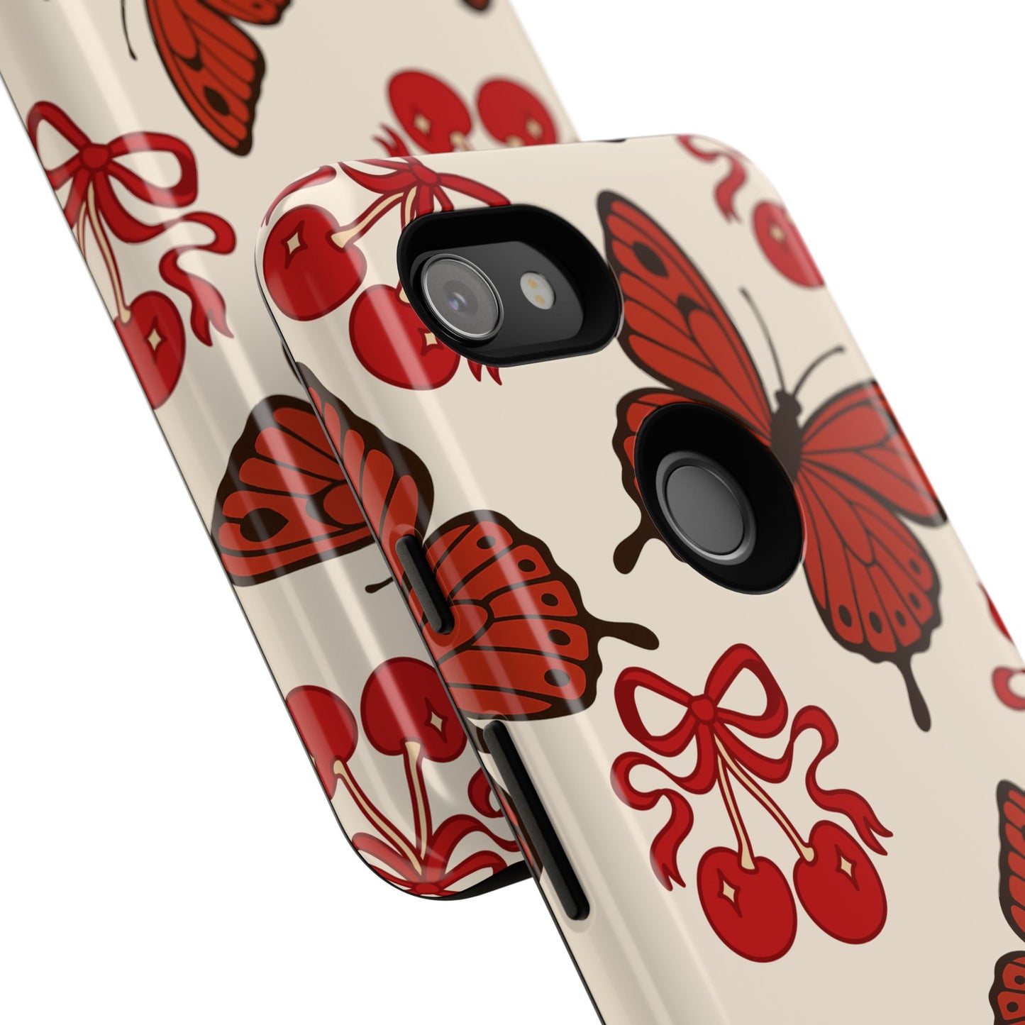 Butterfly Cherry Tough Phone Case