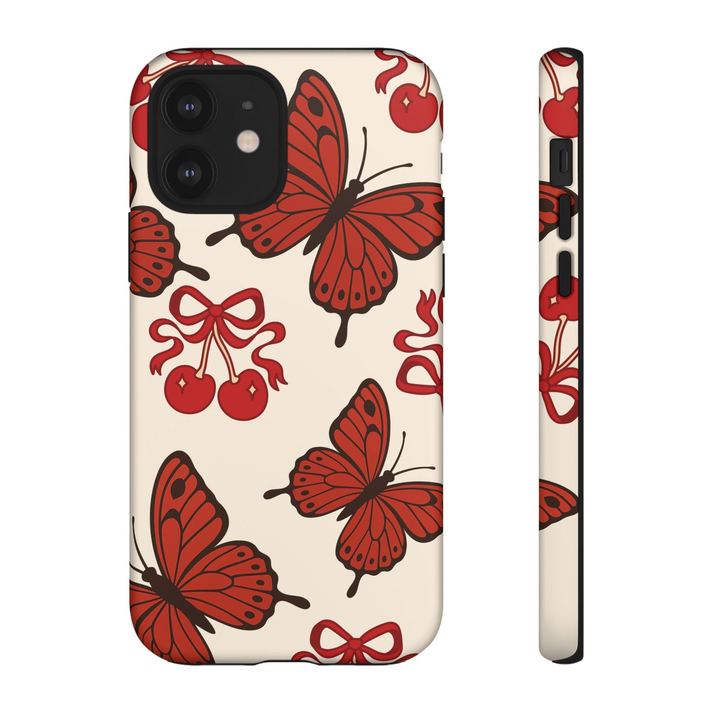 Butterfly Cherry Tough Phone Case
