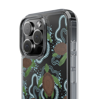 Turtle Design Clear Phone Case