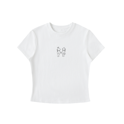Saint and Sinner Bodycon T-Shirt