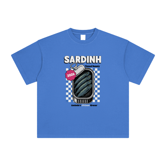 sardinh,sardinh shirt,vintage washed tshirt,sardine shirt