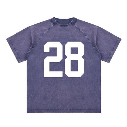 28 Vintage Washed Raglan T-Shirt