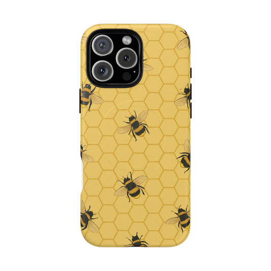Bee Themed Tough Magnetic Case
