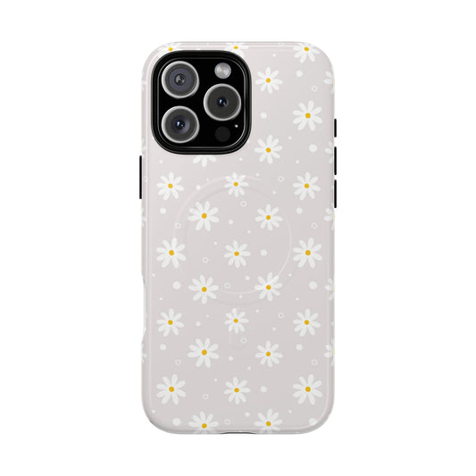 Purple Floral Tough Magnetic Case
