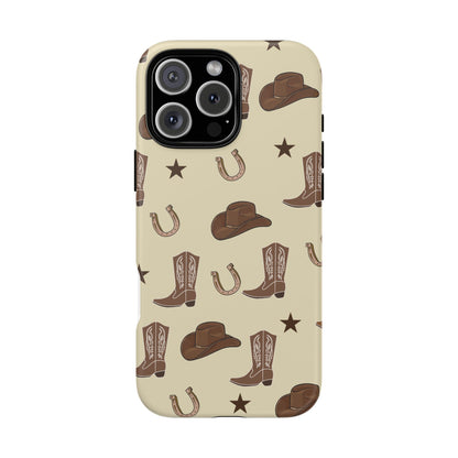 Western-Themed Tough Phone Case