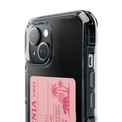 California Vibes Clear Magnetic Impact Case