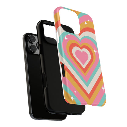 Colorful Heart Tough Phone Case