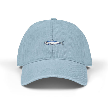 Denim Embroidered Sardine Hat