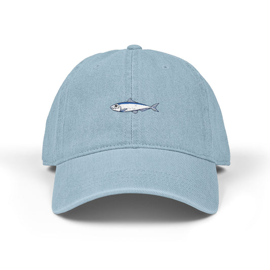 Denim Embroidered Sardine Hat