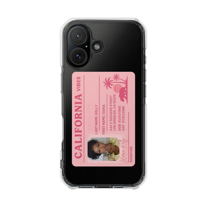 California Vibes Clear Magnetic Impact Case