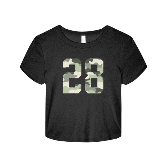 28 Camo Baby Tee