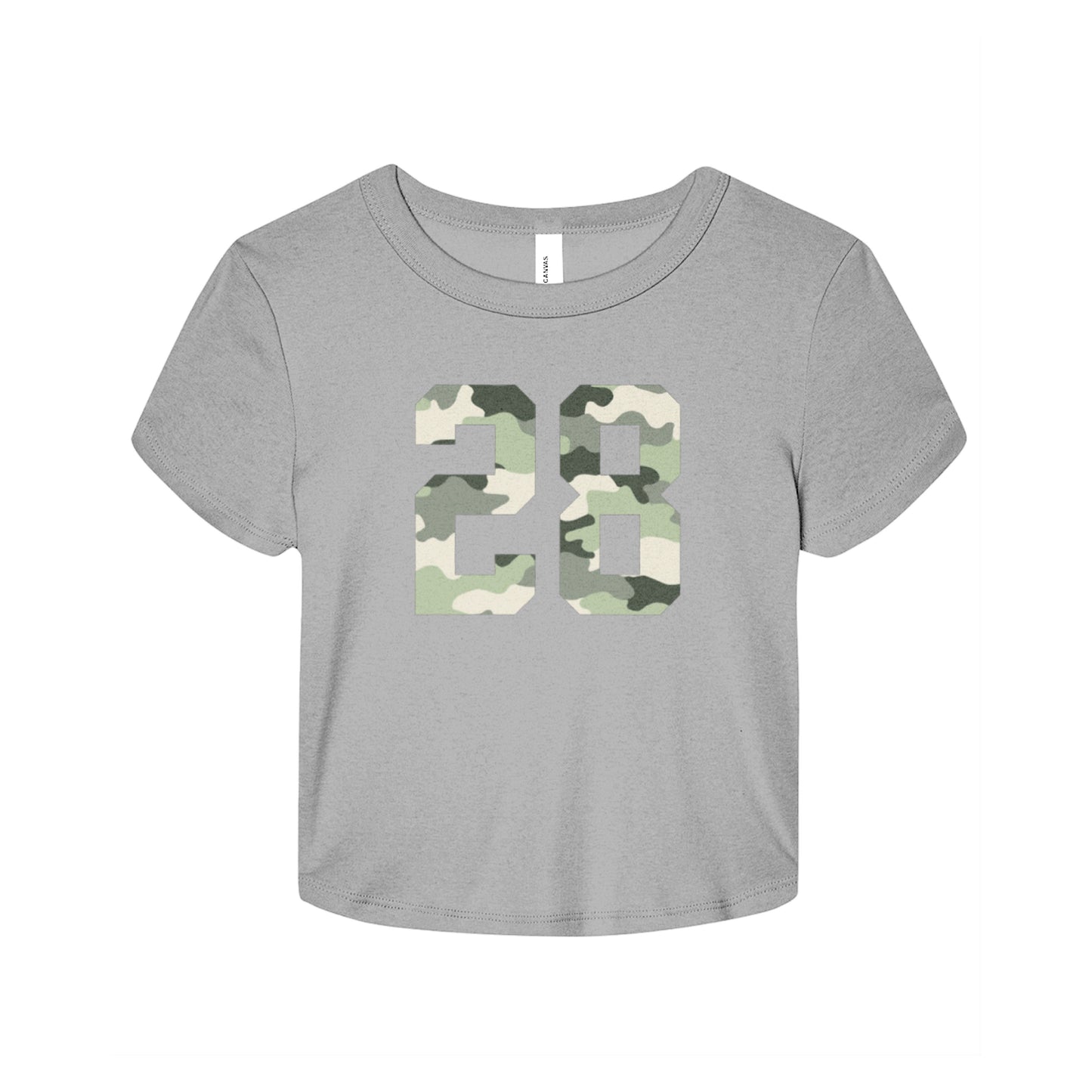 28 Camo Baby Tee