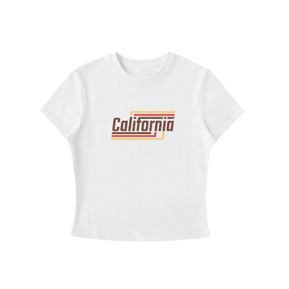 California Vintage Bodycon T-Shirt