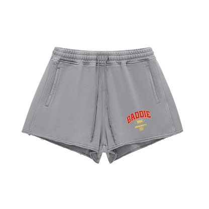 Women’s shorts,Women’s raw edge shorts,Women’s athletic shorts ,Women’s lounge shorts