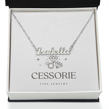 Custom Script Name Necklace