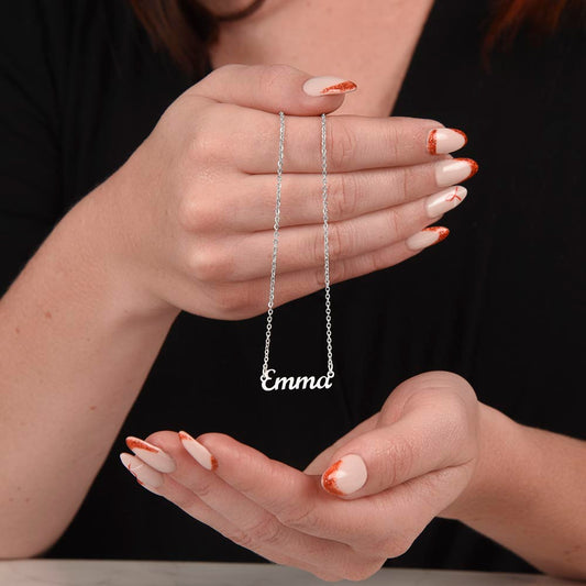 Custom Script Name Necklace