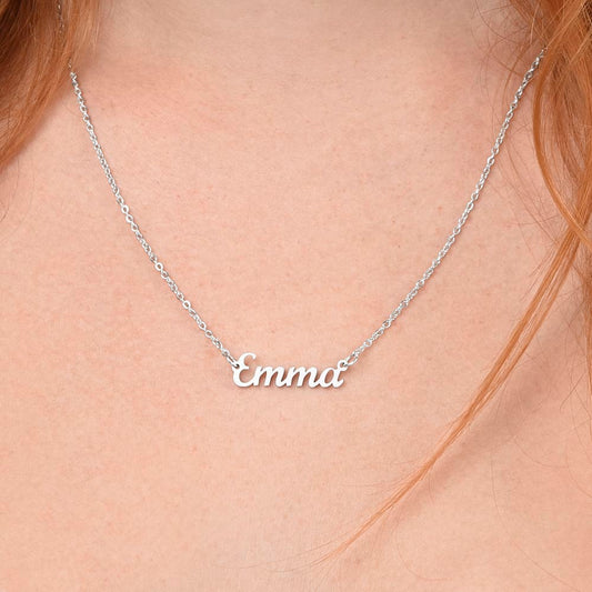 Custom Script Name Necklace