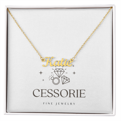 Custom Script Name Necklace