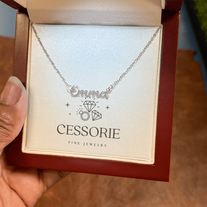 Custom Script Name Necklace