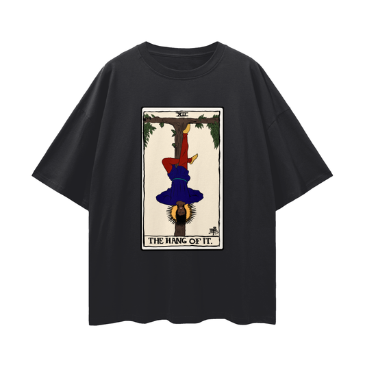 The Hang of It Oversize Deep Drop Shoulder Tee