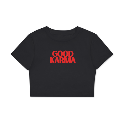 Good karma shirt,Karma shirt ,Vintage baby tee ,Karma baby tee,Vintage cropped tops ,Vintage tops