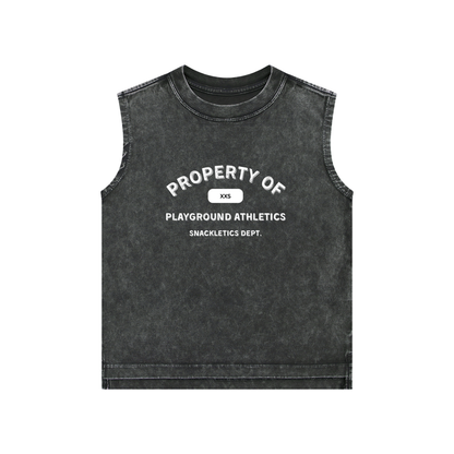 Snackletics Snow Washed Kids' Tank Top