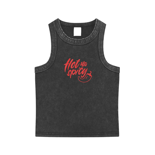 Hot & Spicy Snow Washed Tank Top