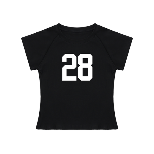 28 Solid Color Raglan Sleeve Bodycon Top