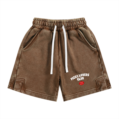 Pizza Lovers Snow Washed Kids' Shorts