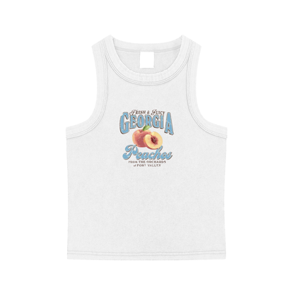 Georgia Peach,Georgia Peach shirt,Georgia Peach tank top,Georgia Peach vintage tank top,Vintage tank top,Vintage tank tops,Aesthetic tank tops,Minimalist tank top