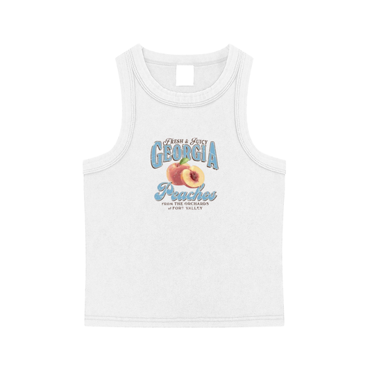 Georgia Peach,Georgia Peach shirt,Georgia Peach tank top,Georgia Peach vintage tank top,Vintage tank top,Vintage tank tops,Aesthetic tank tops,Minimalist tank top